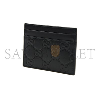GUCCI GG EMBLEM CARD CASE 233166 (10*7cm)
